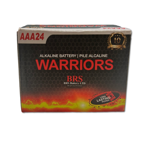 BRS AAA Alkaline Batteries — 24‑Pack (BRSLR03AAA)