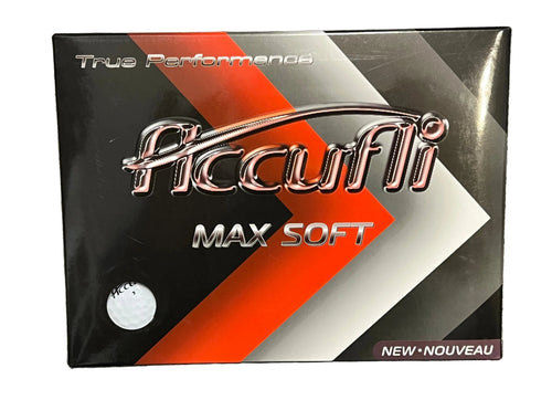 Accufli Max Soft Golf Balls White