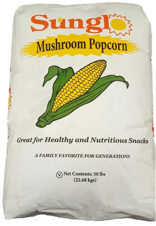 Sunglo 50 lbs Bulk Premium Mushroom Popcorn Kernels