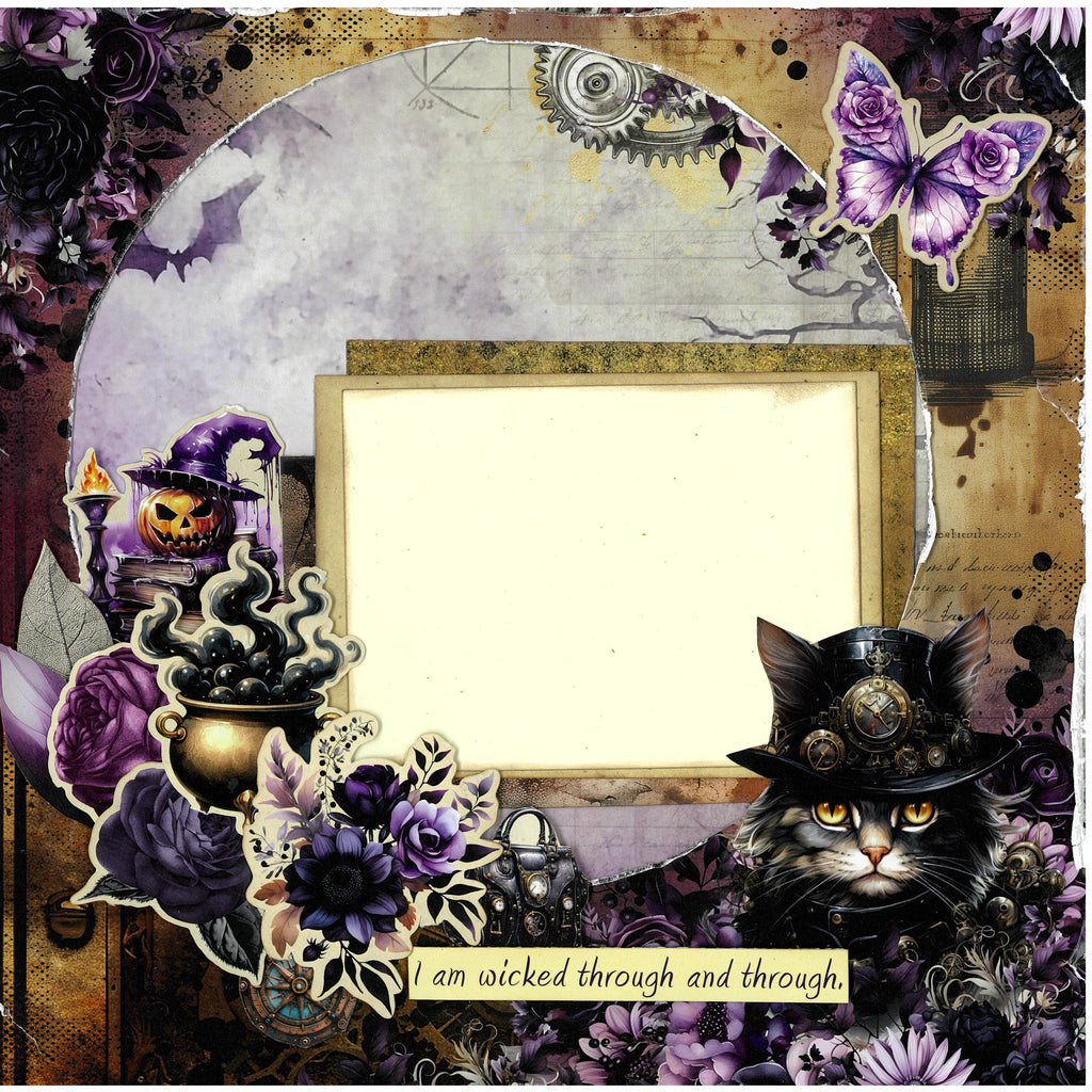3Quarter Designs Gothic Innovation 12x12 Design Paper & Diecuts Set