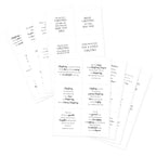 Kanban Crafts Christmas Verses Peelables, 48 stickers