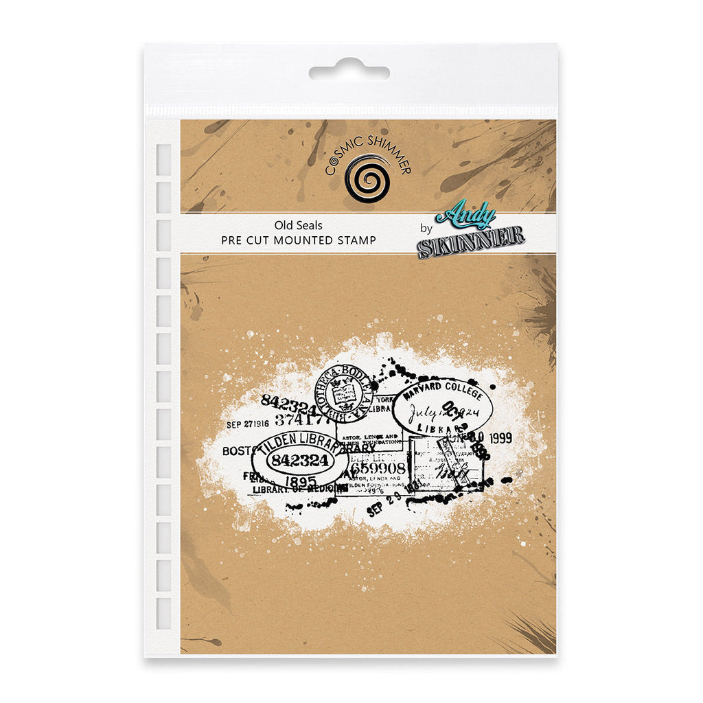 Old Seals Pre Cut Rubber Stamp Set by Andy Skinner