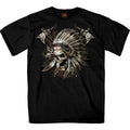 Men's Indian Chief Skull T-Shirt