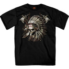Men's Indian Chief Skull T-Shirt