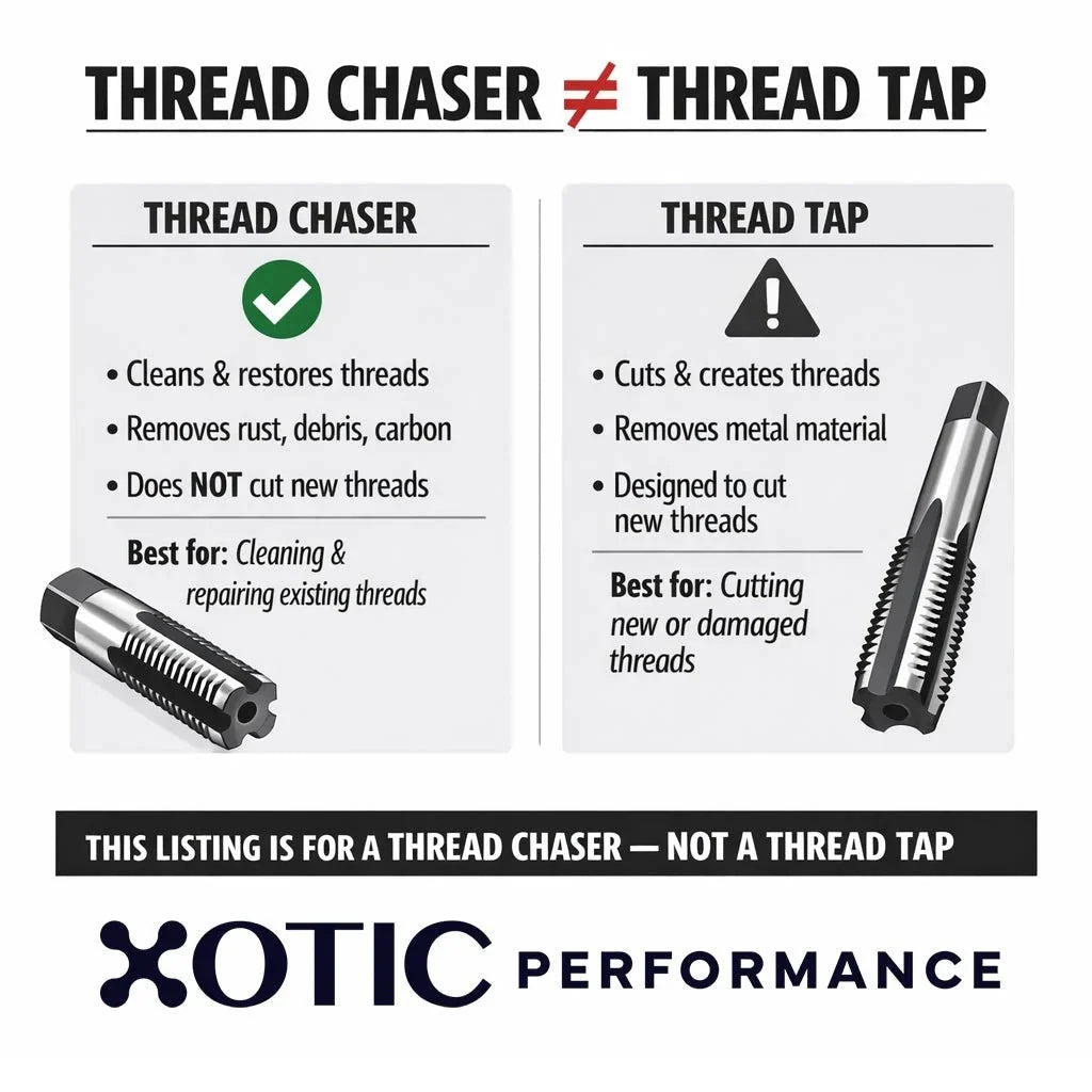 1/2˝-13 x 4.96" Cleaning & Restoration Thread Chaser Tool