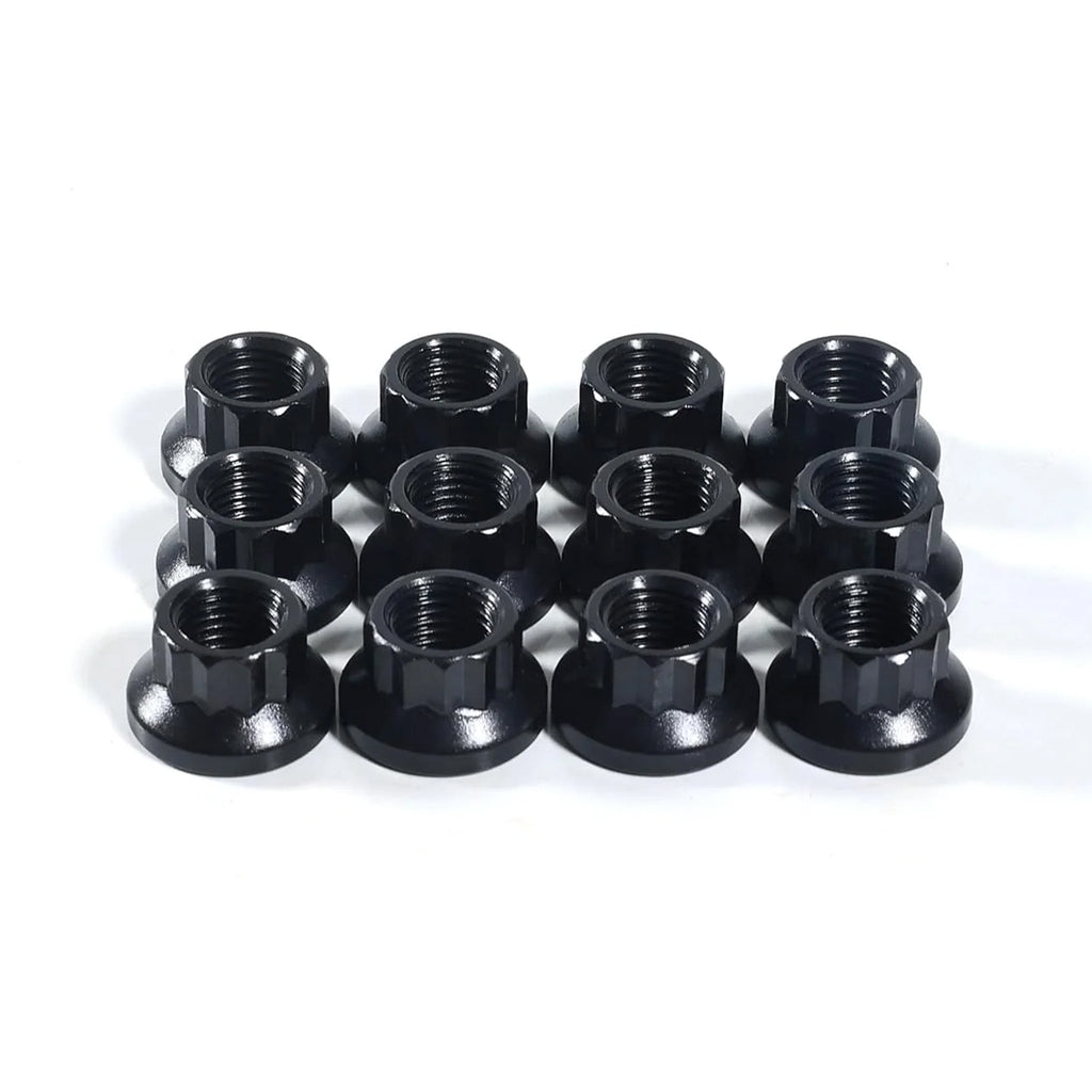 12-Point Nuts 8mm x 1.00, Socket Size 10mm x 12 pcs