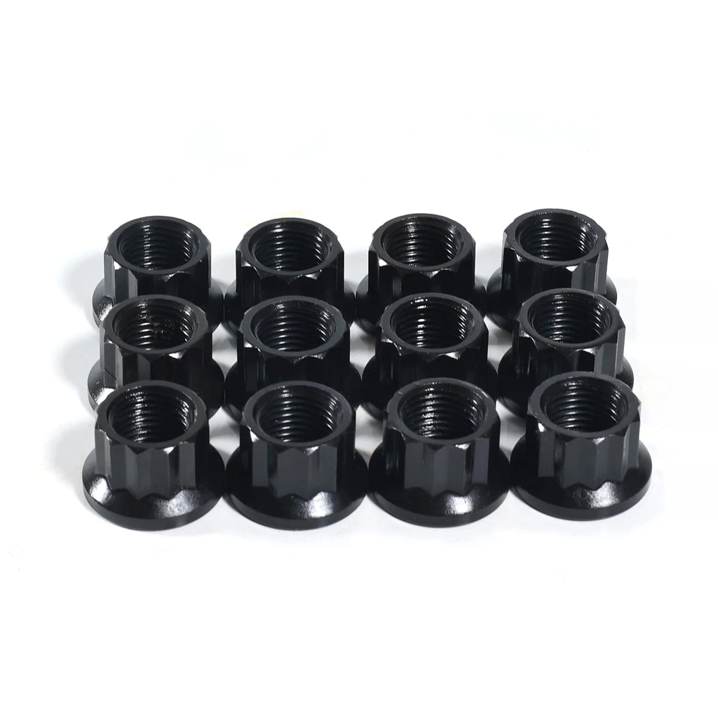 12-Point Nuts 9/16"-18, Socket Size 11/16"