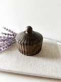 Fluted Pinch Bowl with Lid