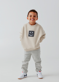 Kids "Pixel" Taupe Sweatshirt