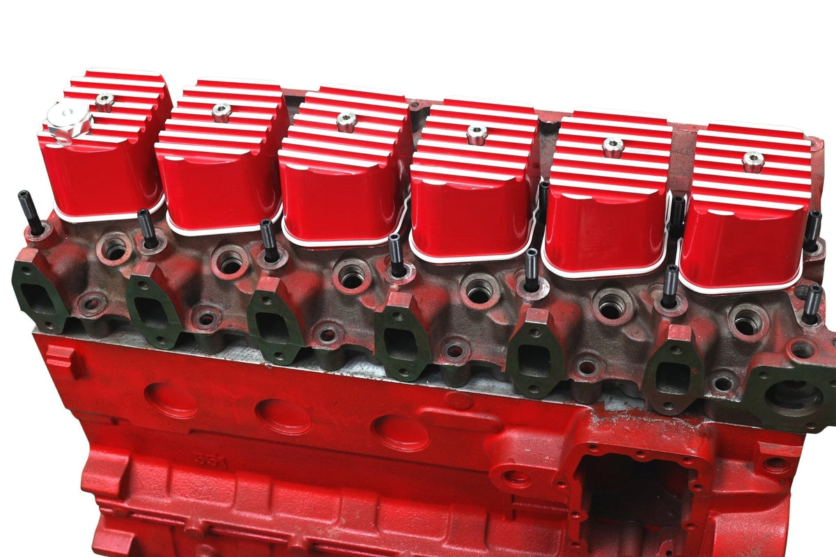 Valve Covers & Rocker Arm Pedestal Assembly Combo Kit for 1989-1998 12V 5.9L Dodge Cummins