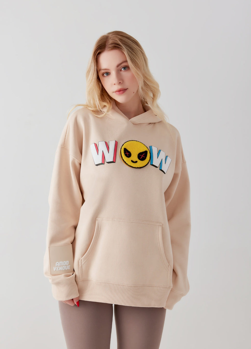 WOW  "Mood" Emoji Hoodie