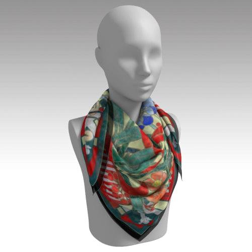 Square Scarf (Garden Remembers) Batik