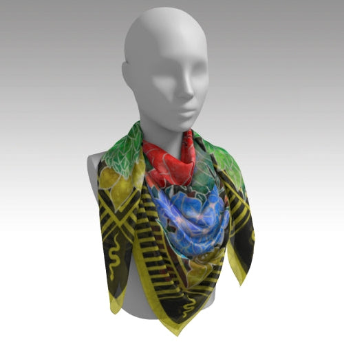 Silk Scarves (Velvet Bloom) Batik