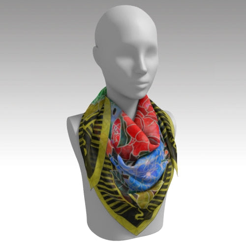 Silk Scarves (Velvet Bloom) Batik