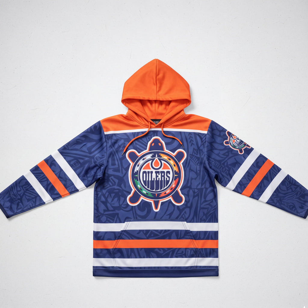Heritage Orange & Blue Hoodie