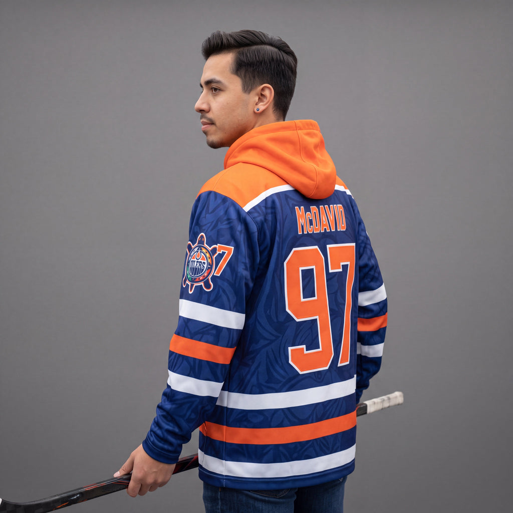 Heritage Orange & Blue Hoodie