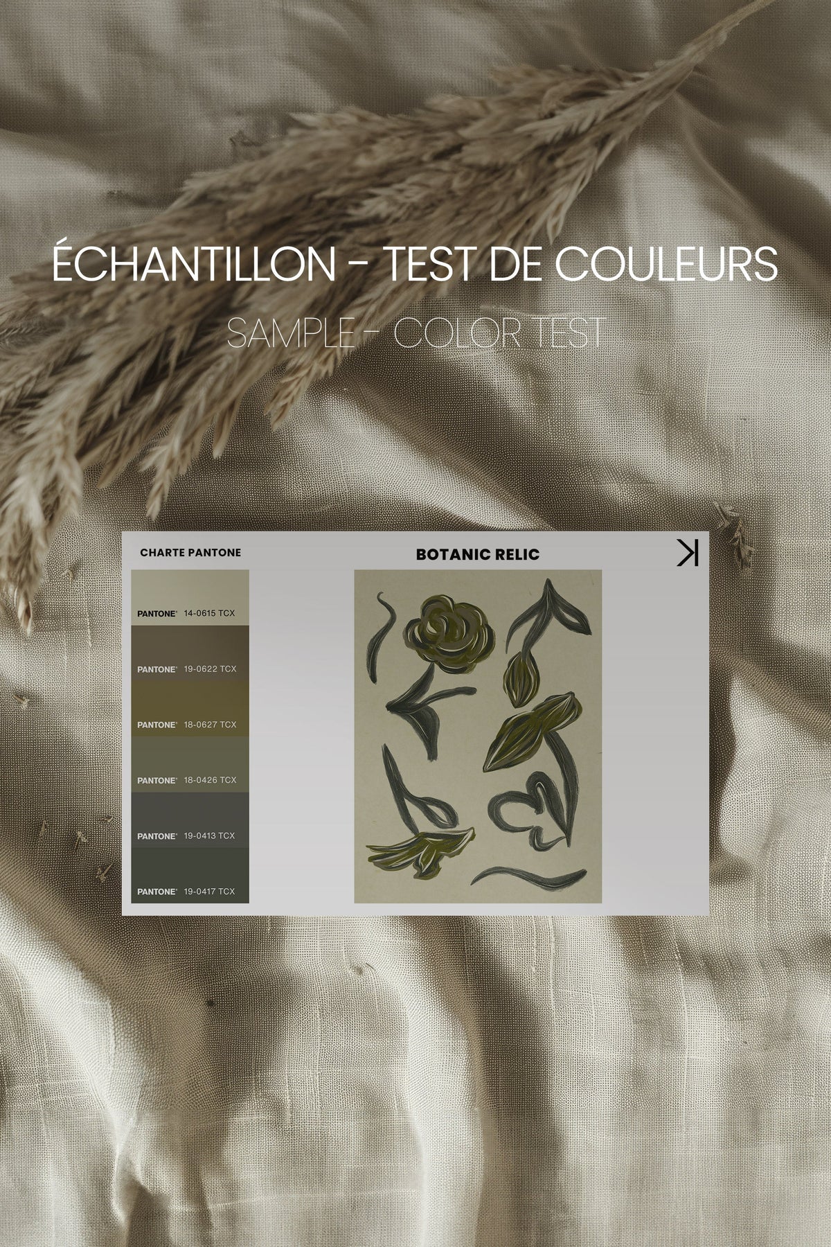 BOTANIC RELIC, Oeuvre sur toile étirée