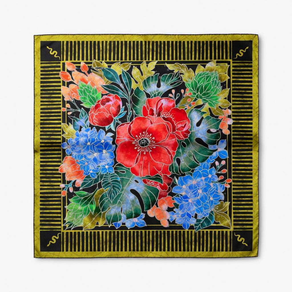 Silk Scarves (Velvet Bloom) Batik