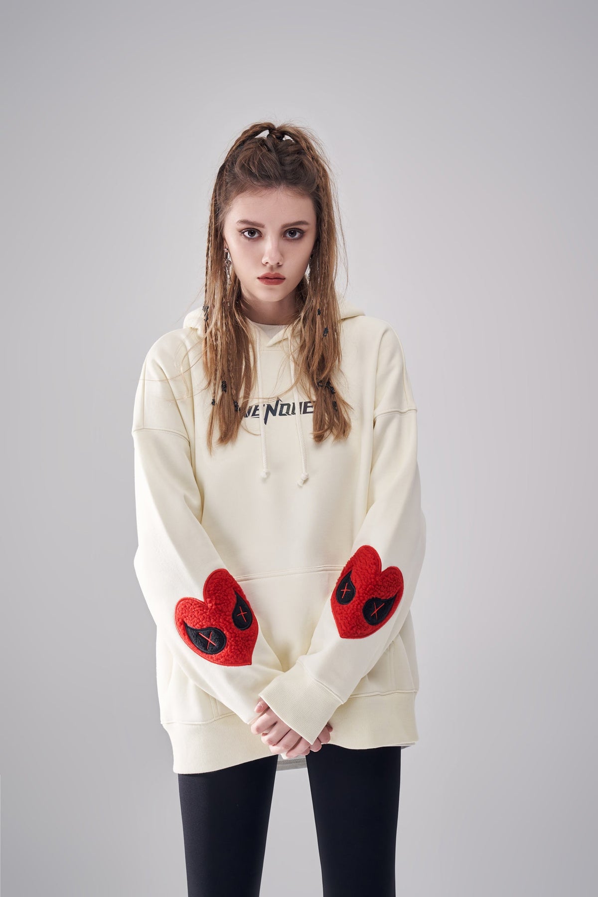"Amoo Love" Heart Logo Hoodie