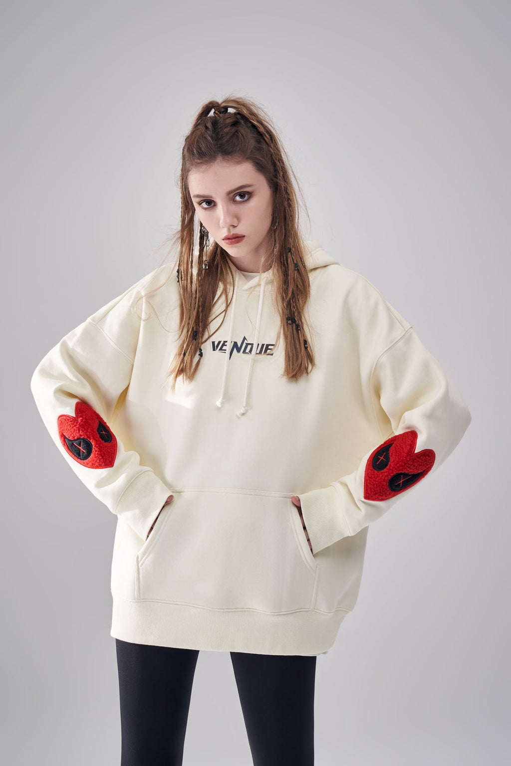"Amoo Love" Heart Logo Hoodie