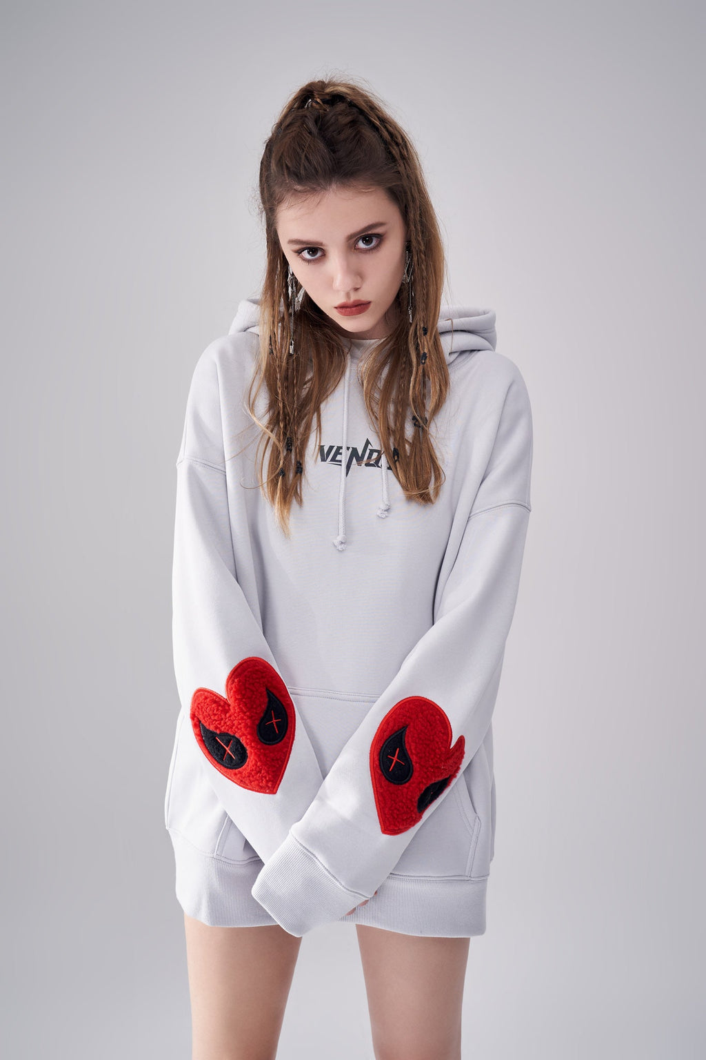 "Amoo Love" Heart Logo Hoodie