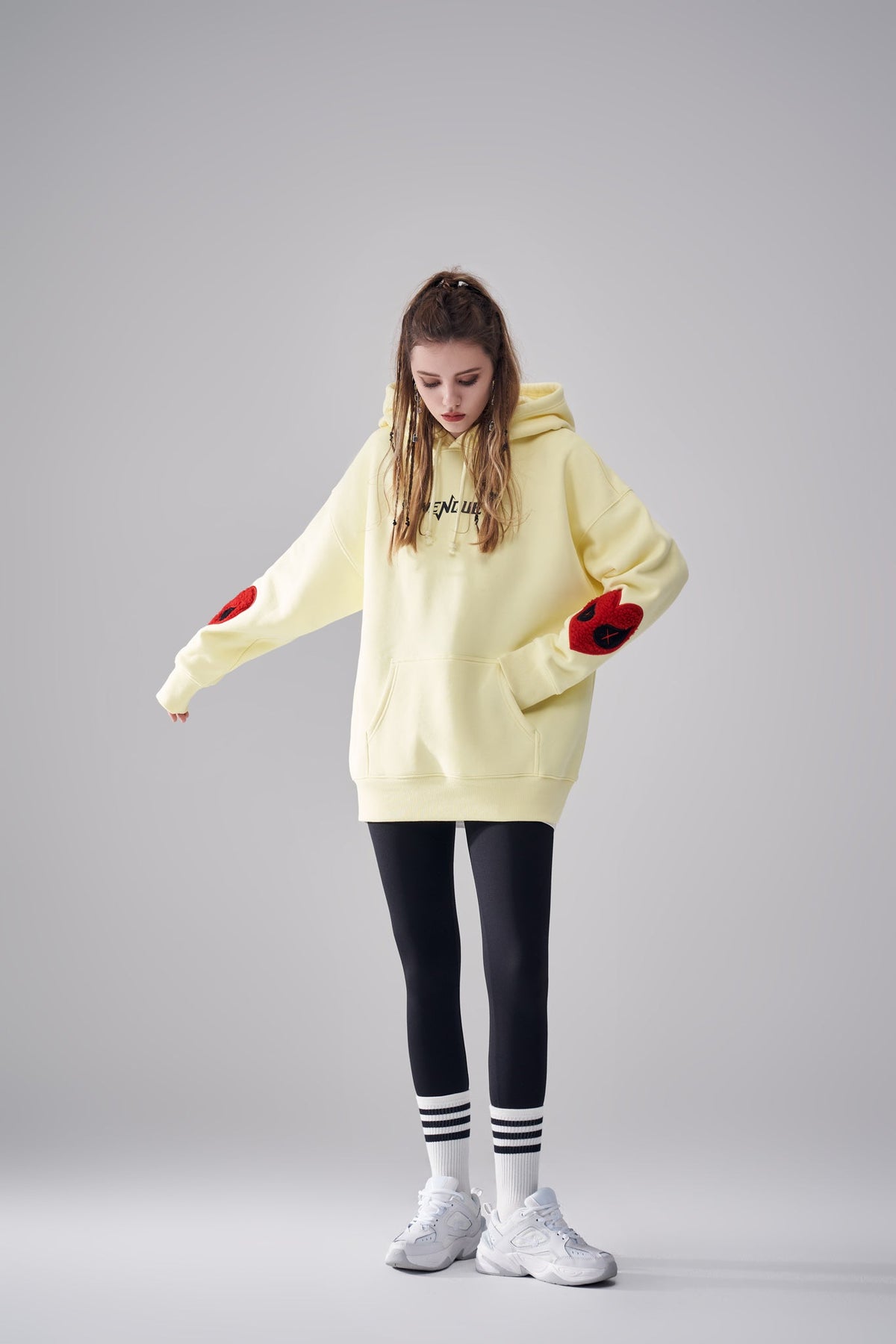 "Amoo Love" Heart Logo Hoodie