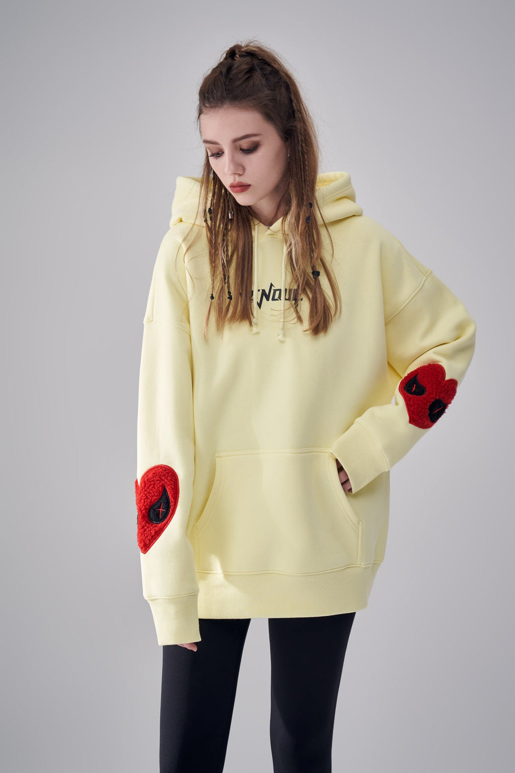 "Amoo Love" Heart Logo Hoodie