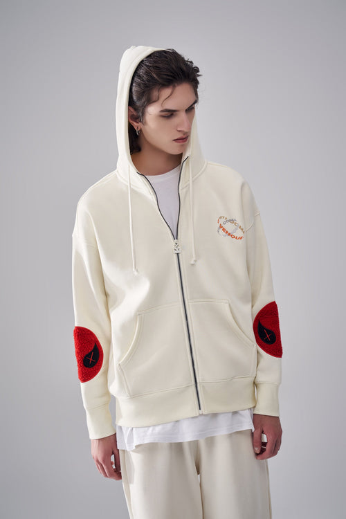 "Globe" Full Zip Hoodie
