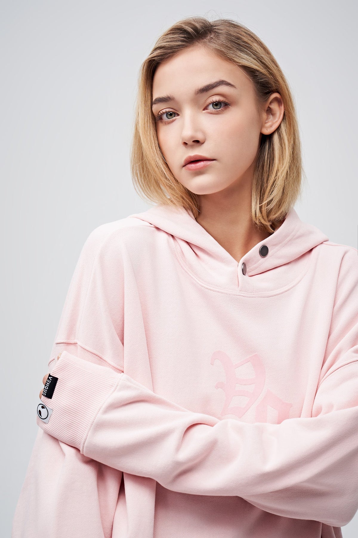 90s Vintage Two Seasons Hoodie Pink