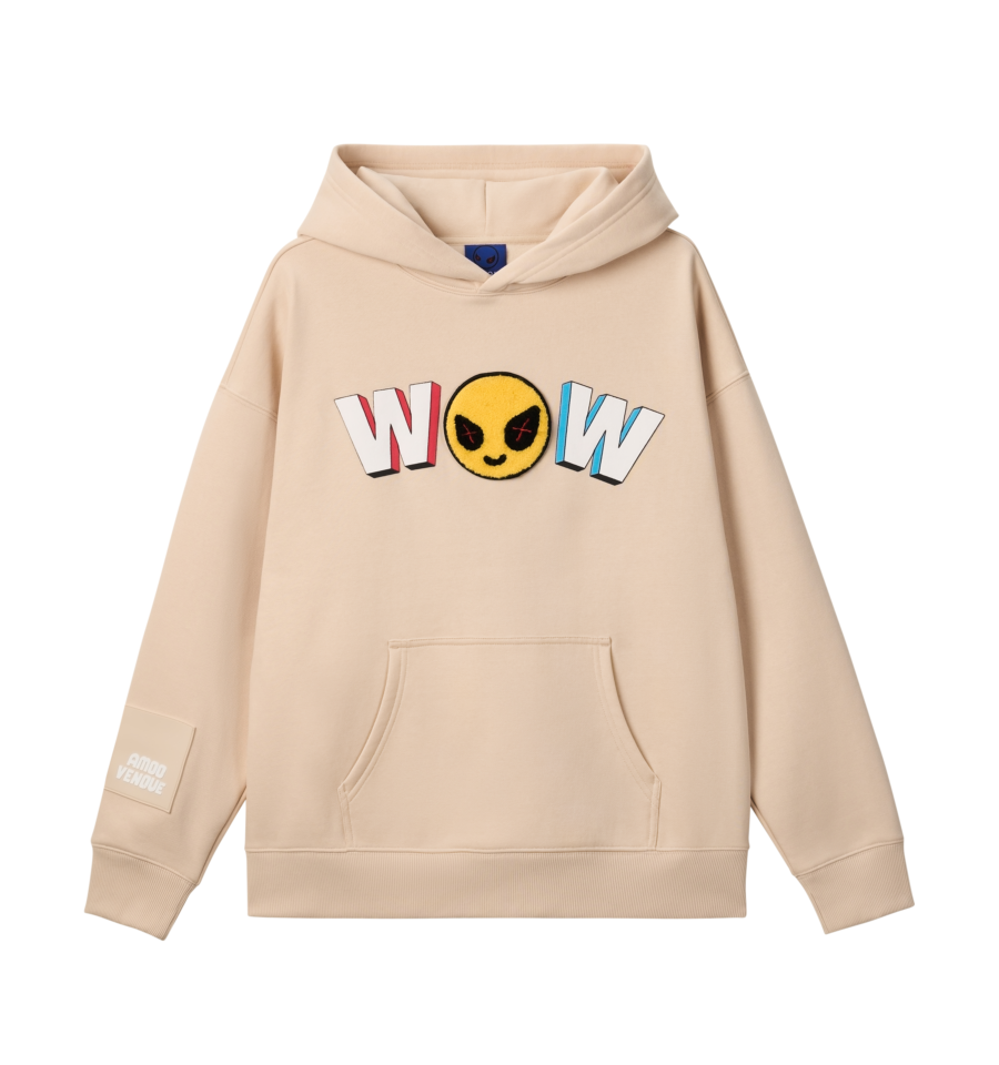 WOW  "Mood" Emoji Hoodie