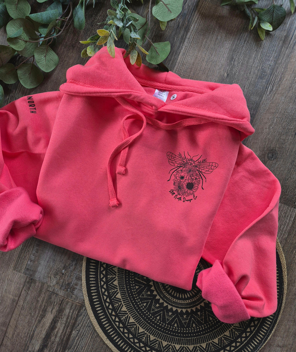 CORAL BEE HOODIE