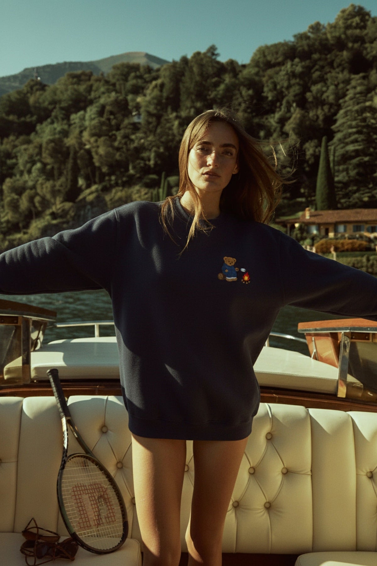 Amoo Campfire Bear Sweatshirt