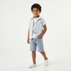 Tyler Stripes Denim Set