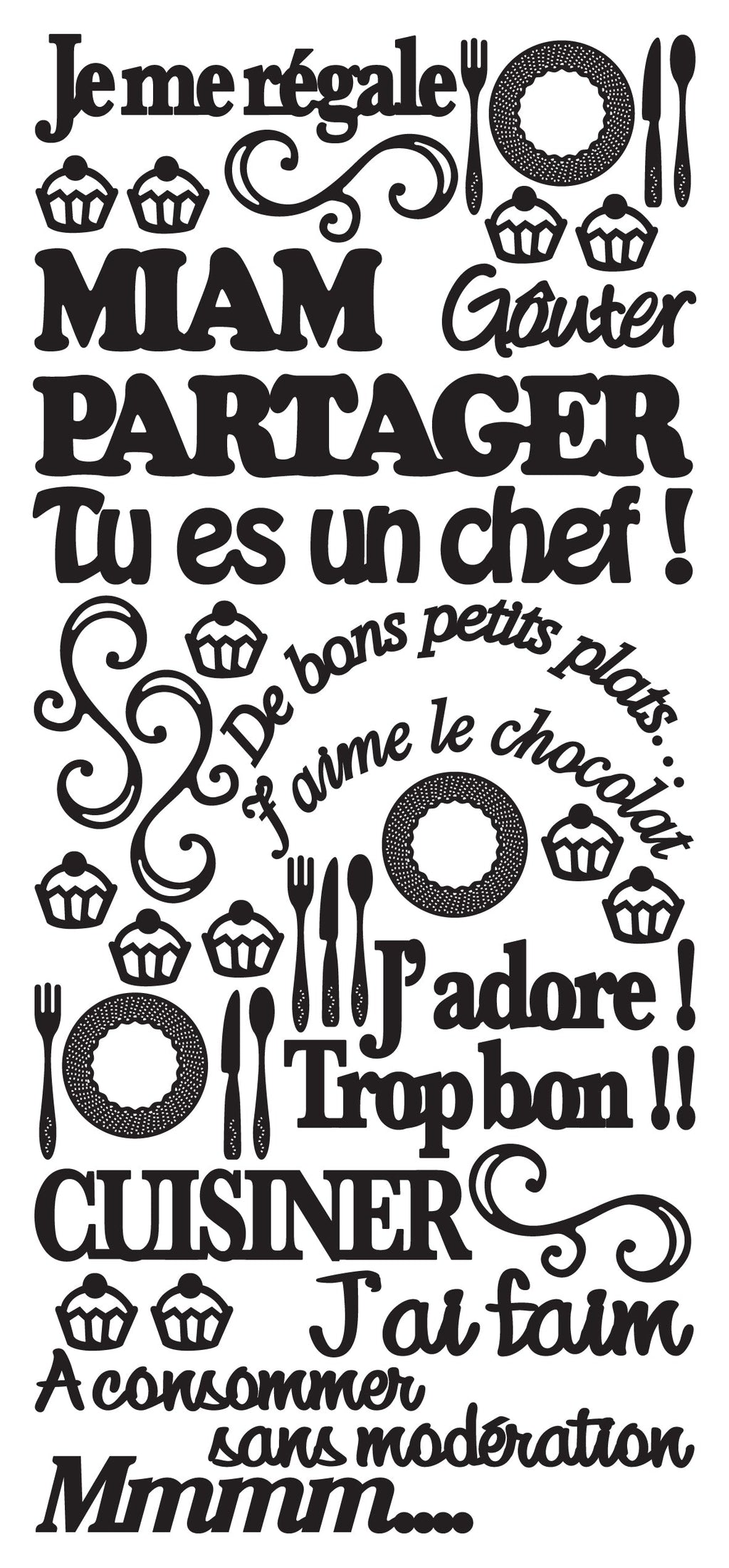 Peel Off Stickers - Je me regale