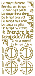Peel Off Stickers - Le temps s'arrete