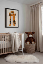 Tigre Câlin, Toile rigide encadrée