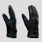 Open Road Women's Touch Tip Leather Motorcycle Gloves