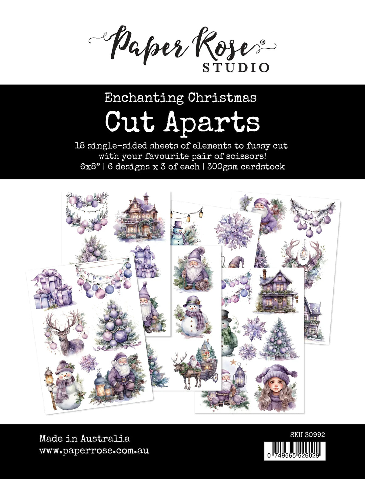 Enchanting Christmas Cut Apart Sheets