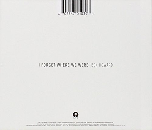 Ben Howard / I Forget Where We Were - CD (Used)