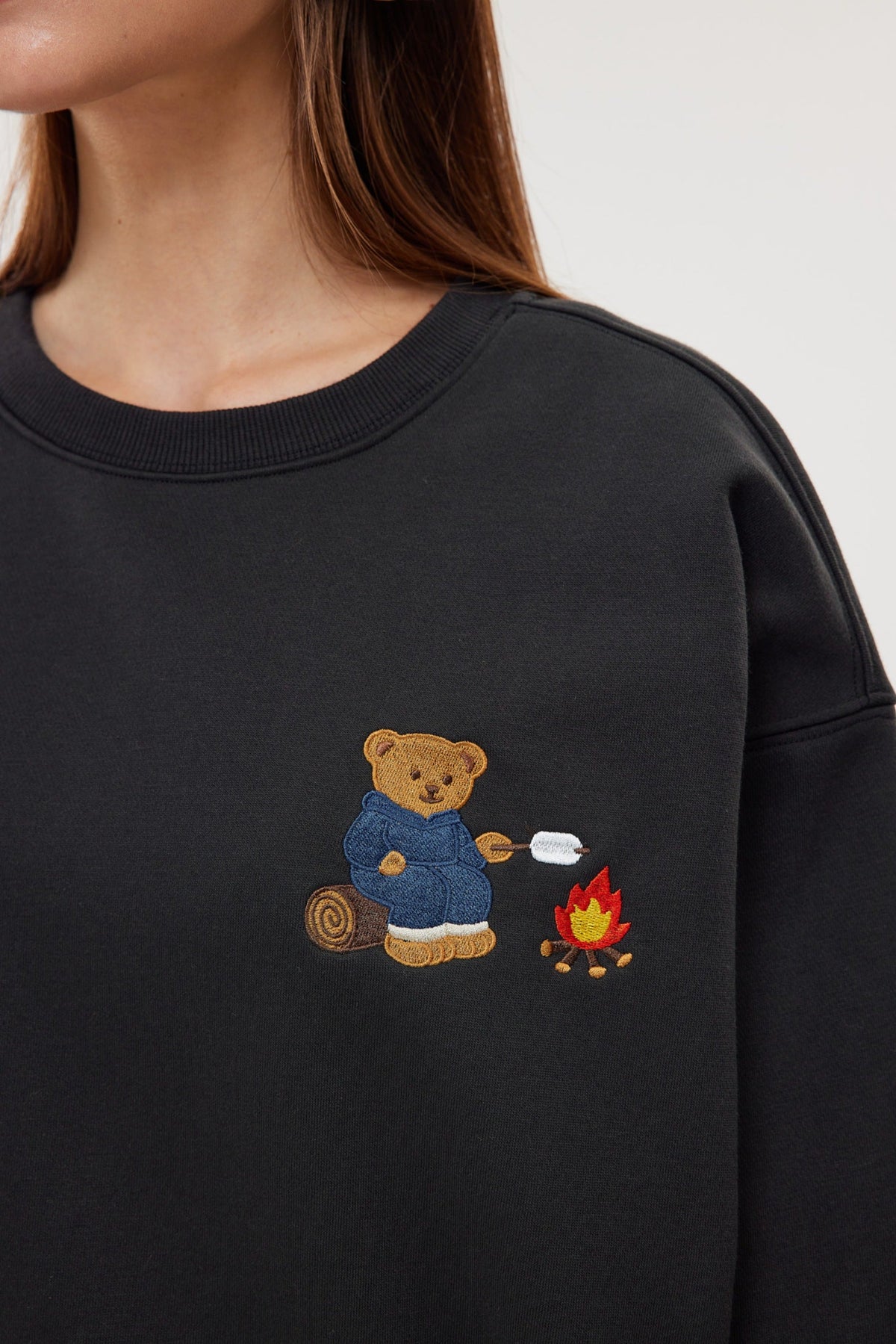 Amoo Campfire Bear Sweatshirt