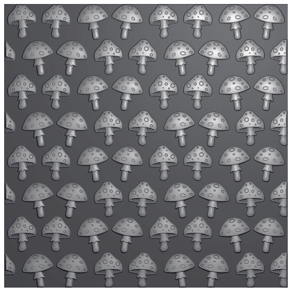 Vaessen Creative • Embossing Folder Mushrooms 5.9x5.9in 1pcs