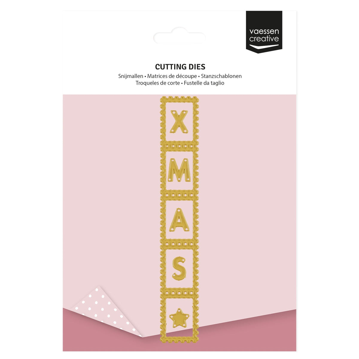 Vaessen Creative • Cutting Die Set Postal Stamp Strip