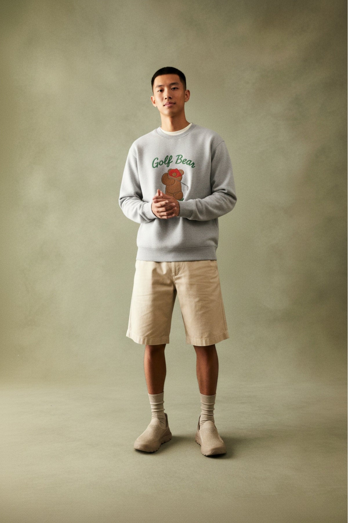 Amoo Golf Bear Men’s Sweatshirt