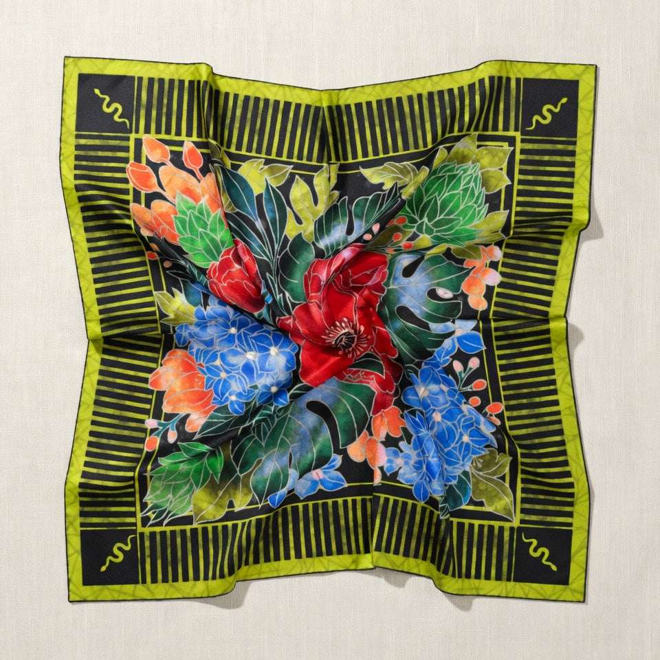 Silk Scarves (Velvet Bloom) Batik