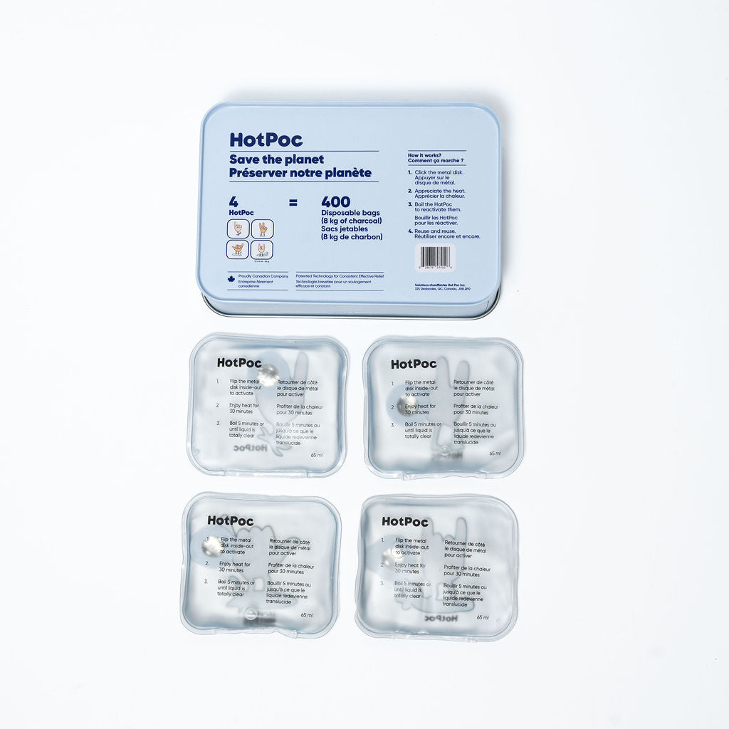 Reusable Hand Warmers 4-Pack | HotPoc