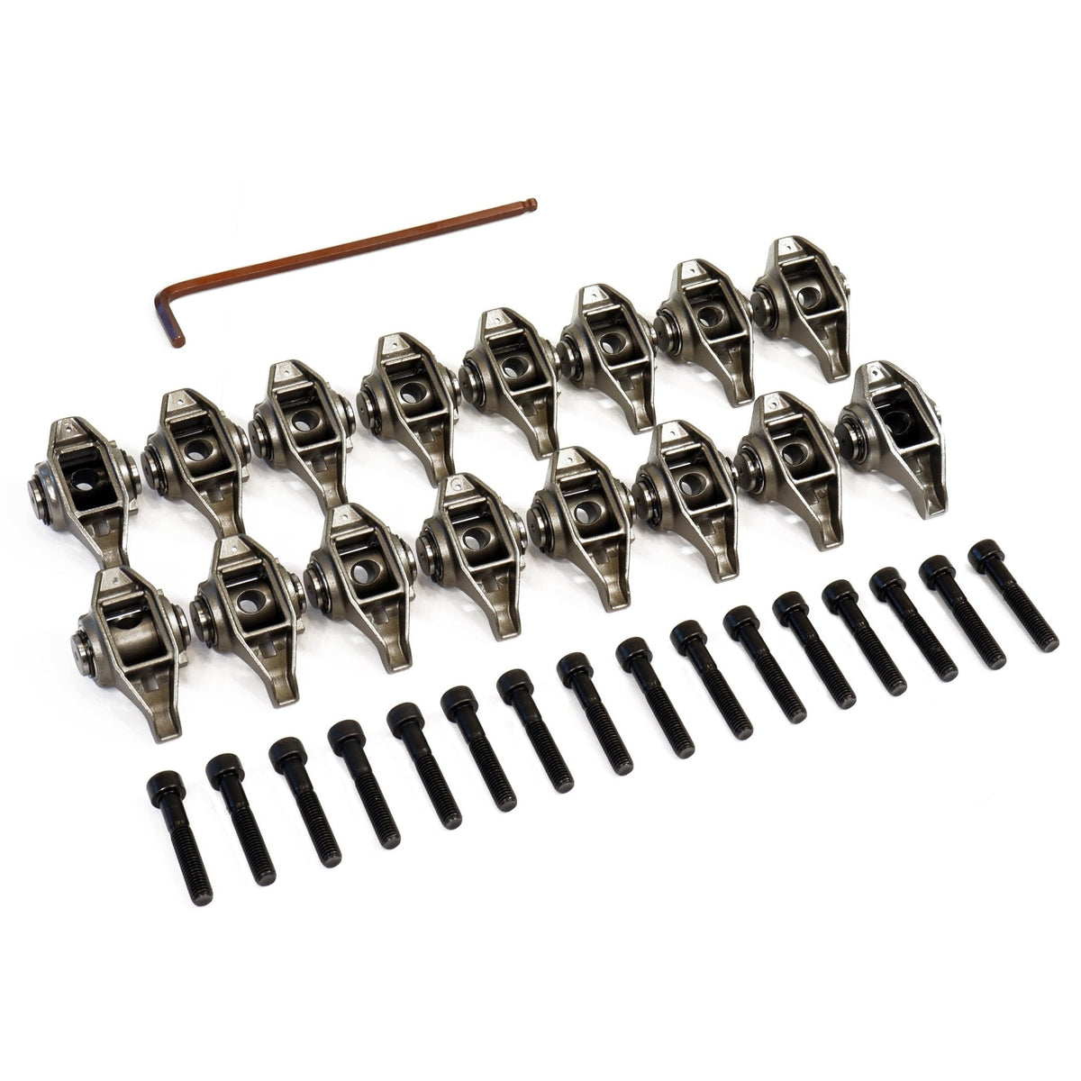 Rocker Arms with Bolts and Pre-Installed Trunion Kit For 4.8L 5.3L 5.7L 6.0L - LS1 LS2 LS6 LQ4 LQ9 LM7