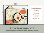 CrafTreat Scrapbook Blanks - Matchbox Camera - Black & Kraft Color