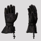 Open Road Men's Armored Gauntlet Leather Motorcycle Gloves