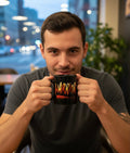 Southwestern Style Black Ceramic mug