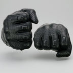 Open Road Men's Perforated Armored Leather Motorcycle Gloves